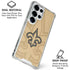 NFL New Orleans Saints Double Vision Galaxy S25 Ultra Clear Case